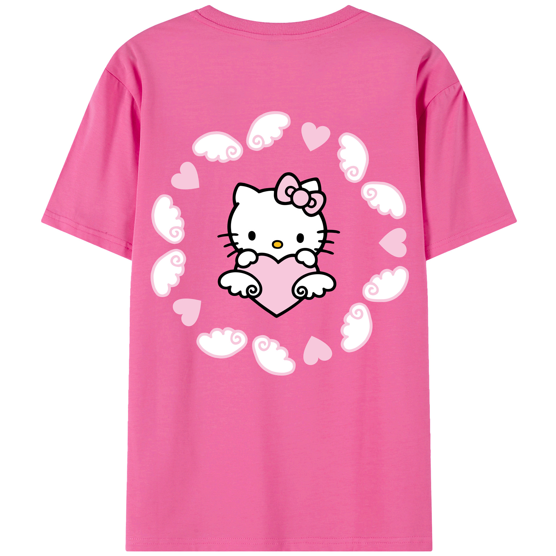 （画像用） Hello Kitty ハローキティ レディース半袖Tシャツ(バックプリント)